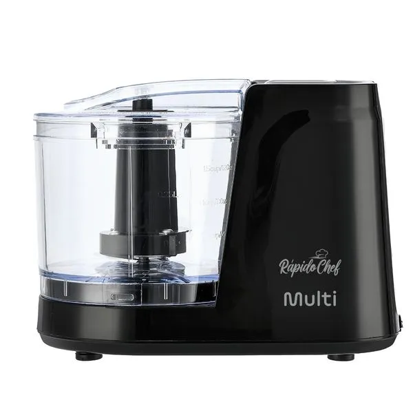 Mini Processador de Alimentos Rápido Chef 350ml 127V 100W Multi Home - CE076OUT [Reembalado] CE076OUT