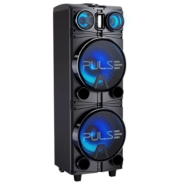 Caixa de Som Torre Storm 10Pol. 1500W RMS BT/AUX/USB/TWS/FM Pulse - SP514B SP514B