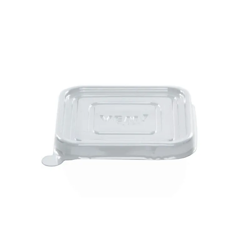 Tampa Descartável Para Travessa 11x11 250ml Natural em PVC - 1.800 Unidades