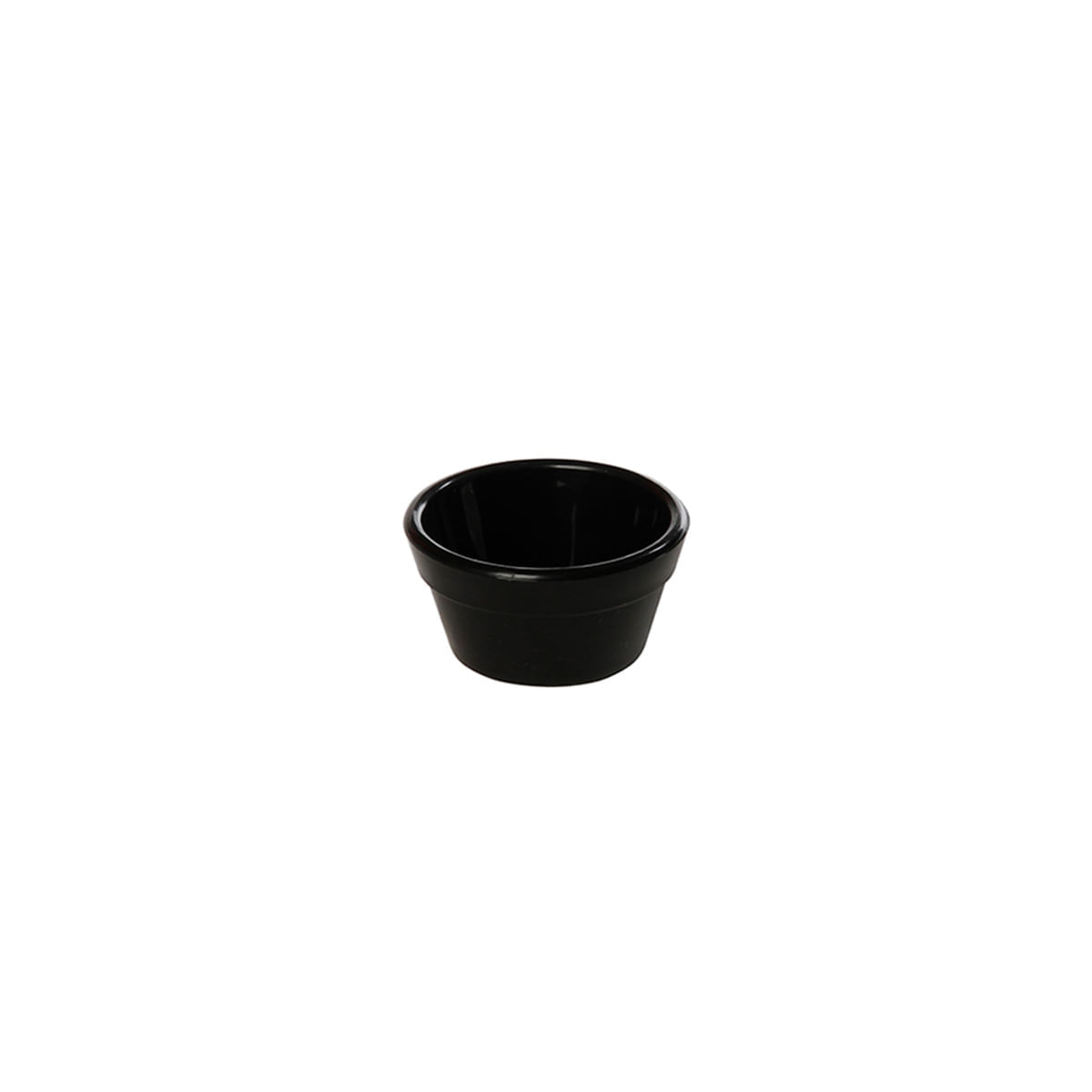 Ramequim Cheff 30ml Preto em Policarbonato