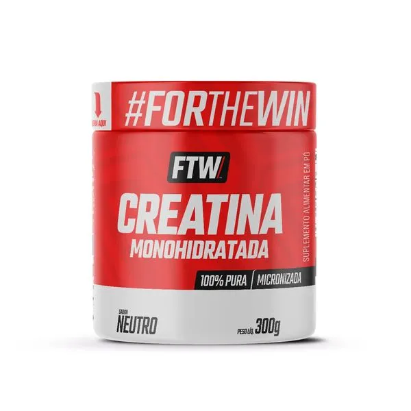 Creatina FTW Monohidratada Mocronizada Neutro Pote 300g