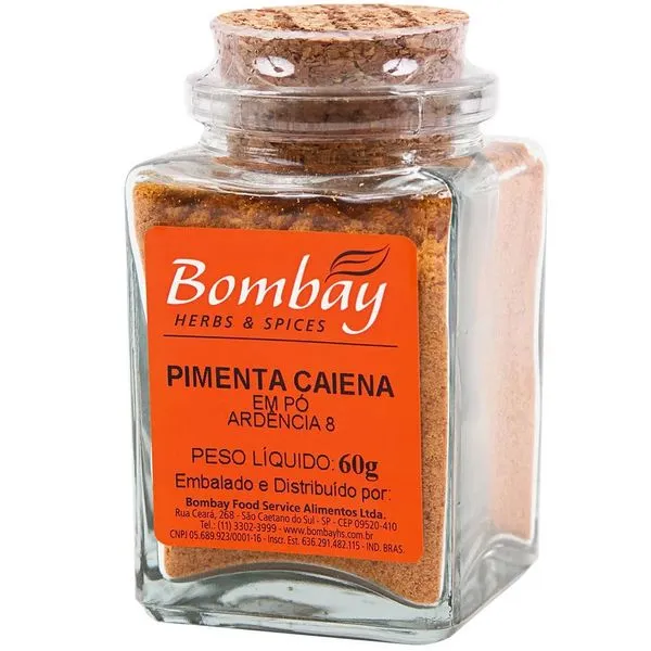 Pimenta Caiena em Pó Bombay 50g