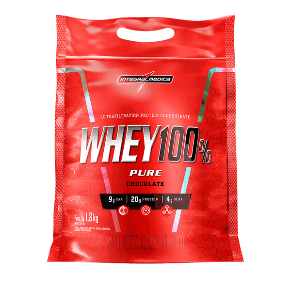 Integralmédica - Whey Protein Concentrado Pouch 1,8kg - Chocolate