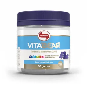 VITABEAR®: Vitaminas e Minerais 60 gomas Vitabear - 60 gomas de frutas - Vitafor