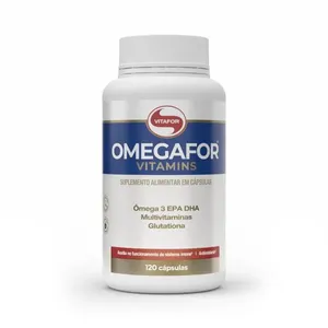 OMEGAFOR® VITAMINS: Ômega 3 + 7 Vitaminas 120 Cápsulas