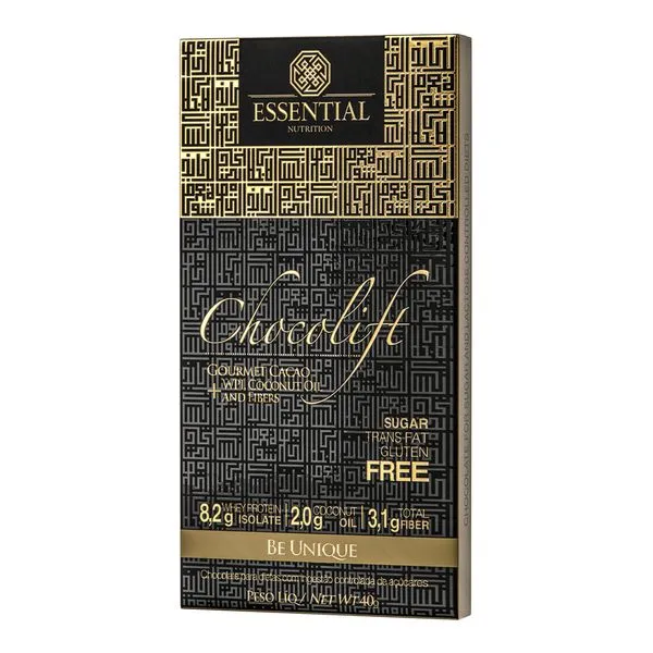 Chocolift Be Unique 38% Cacau Essential Nutrition 40g