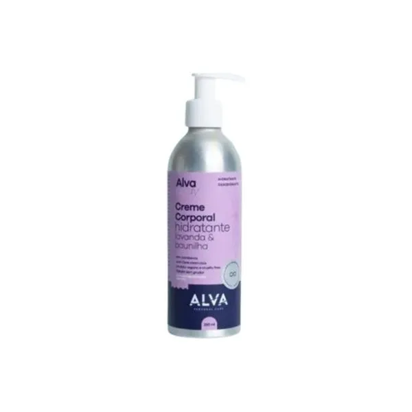 Loção Hidratante Corporal Alva Vegano Lavanda e Baunilha 250ml LC HID CORP ALVA 250ML VEGANO LAVANDA E