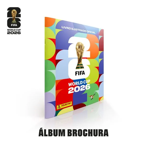 Álbum Copa do Mundo 2026 Panini Capa Brochura