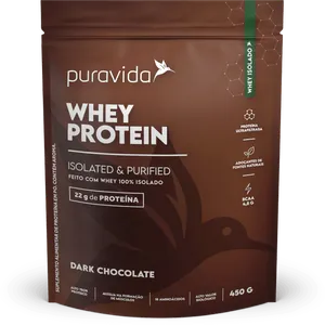 Whey Protein 100% Iso Dark Choco Puravida 450g