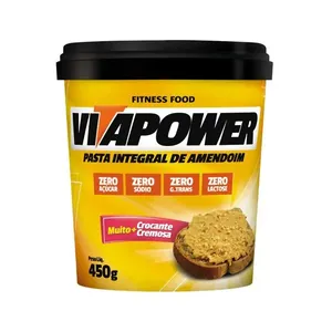 Pasta de Amendoim Vitapower Integral Crocante 450g