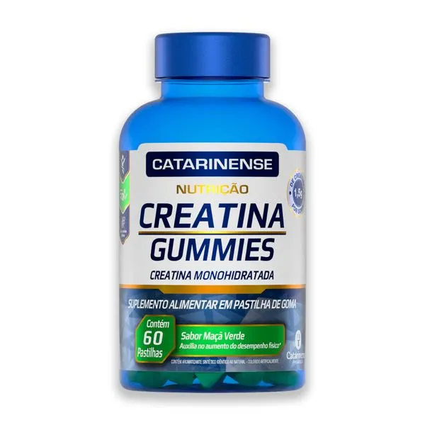 Creatina Gummies Monohidratada Catarinense 60 Gomas