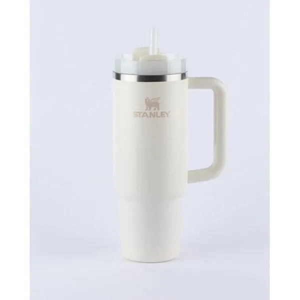 Copo Com Canudo Stanley Quencher 1.18l Cream