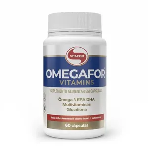 OMEGAFOR® VITAMINS: Ômega 3 + 7 Vitaminas 60 Cápsulas