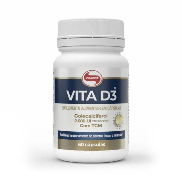 VITA D3®: Suplemento de Vitamina D3 60 Cápsulas