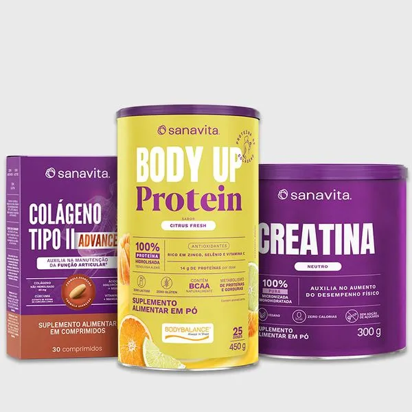 Combo Força & Movimento Tipo II Advanced | Creatina 300g | Body UP