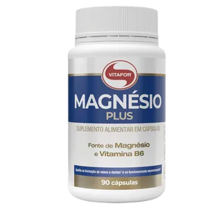 Magnésio + Vitamina B6 Plus Vitafor Plus 90 Cápsulas