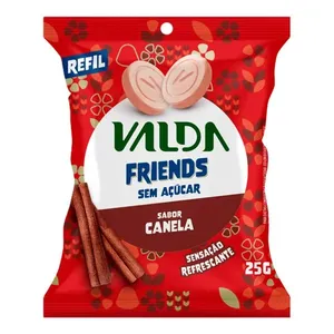 Pastilha Valda Friends Sem Açúcar Sabor Canela 25g