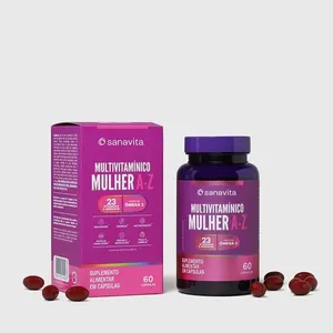 Multivitamínico Mulher A-Z Frasco. 60 Cápsulas