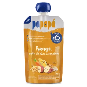 Sopinha Papapa Frango, Grão-de-bico & Vegetais 120g