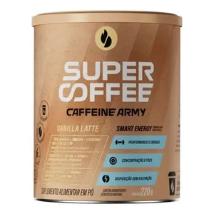 Suplemento Alimentar Caffeine Army Supercoffee Vanilla Latte 220g