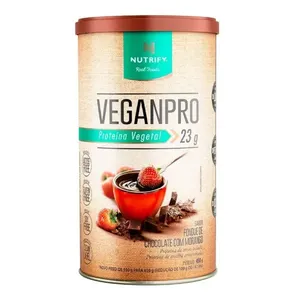 Veganpro Proteína Vegetal Chocolate Com Morango Nutrify 450g