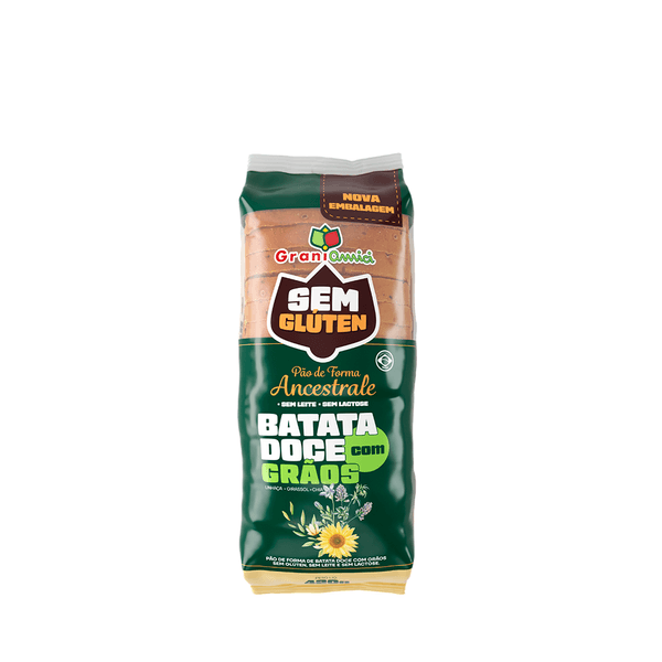 Pão de Forma Ancestrale de Batata Doce com Grãos Grani Amici – 420g