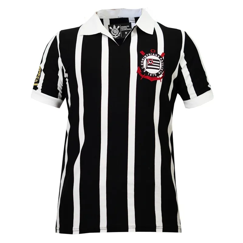 Camisa Corinthians Polo Retrô 1954 IV Centenário Paulista - Masculino