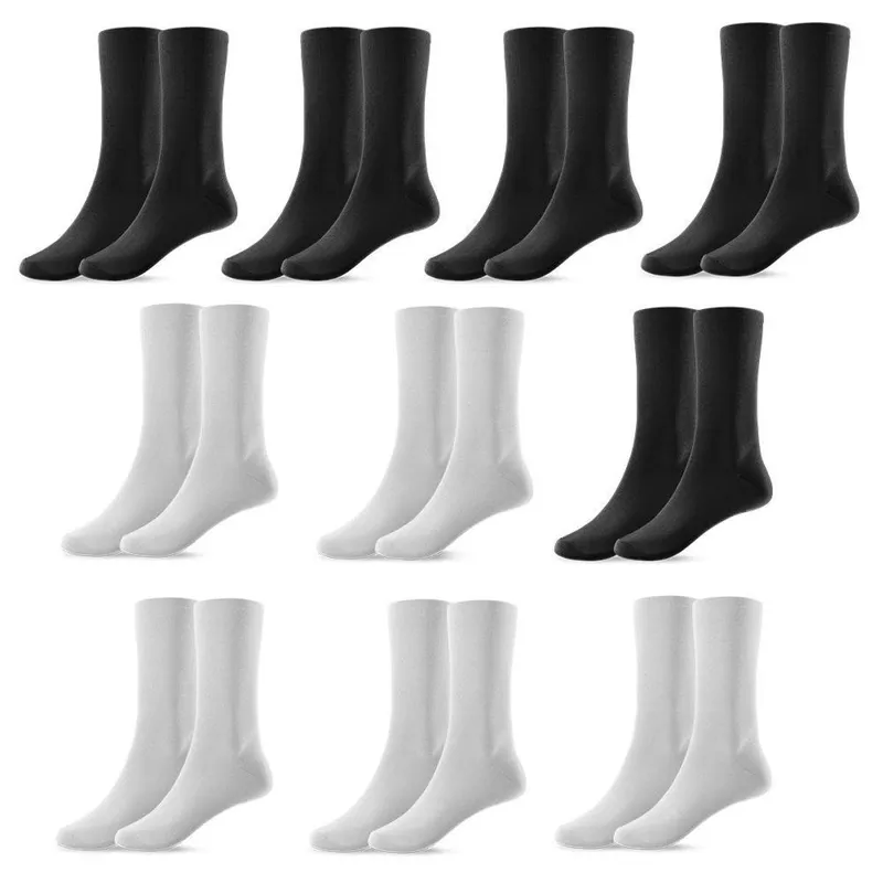 Kit 10 Pares de Meias Masculina Cano Alto 37/44
