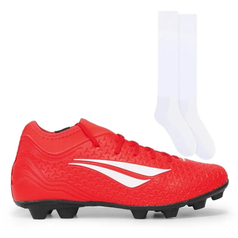 Chuteira Campo Penalty S11 Locker XXI + Meião Color Sports de Futebol