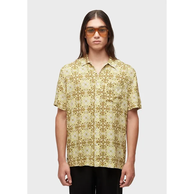 Camisa garden tile OSKLEN