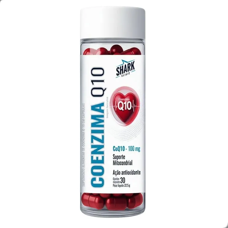 Coenzima Q10 Coq10 100mg 30 Capsulas Shark Pro
