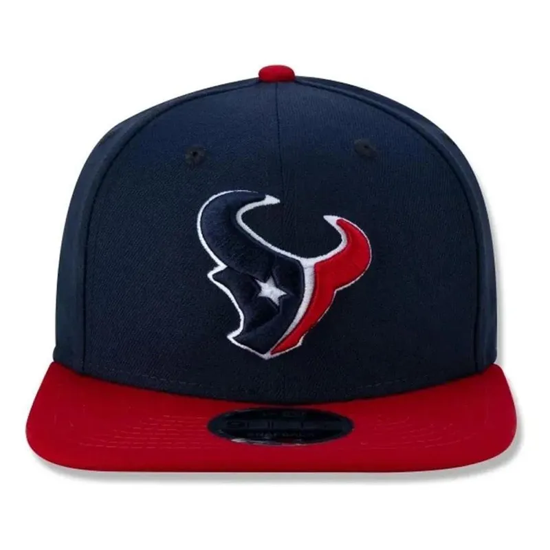 BONÉ NEW ERA 950 HOUSTON TEXANS SNAPBACK MARINHO/VERMELHO