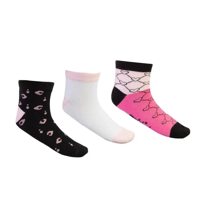 Meia Molekinha Infantil Kit C-3 Pares MK24-59912