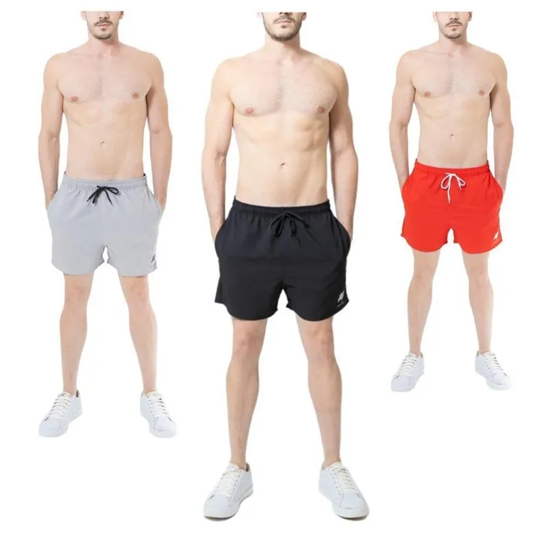 KIT 3 Shorts Arraia Maori Bermuda Praia Mauricinho Masculino