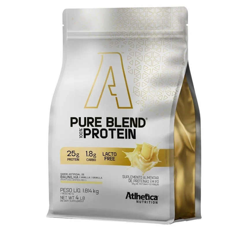 Whey Protein Iso Blend Zero Lactose 1.8kg Baunilha Atlhetica