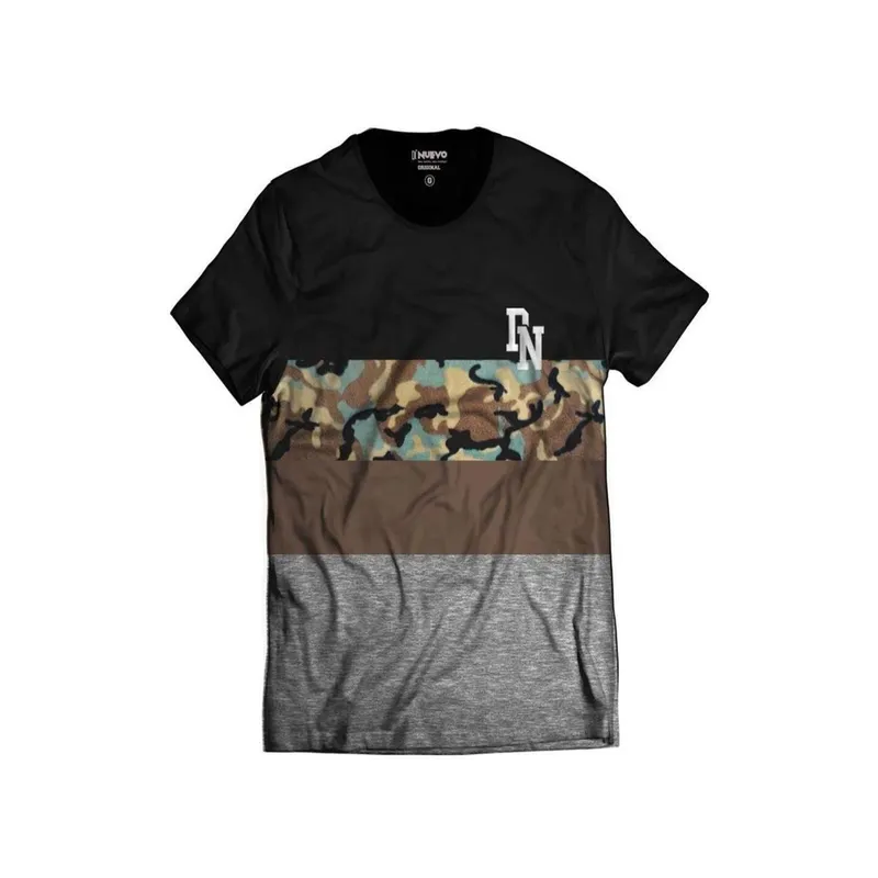 Camisa Militar StreetWear Camuflada Cinza