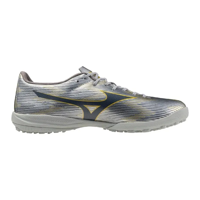 Chuteira Society Masculina Mizuno Alpha II Select AS 38 Prata