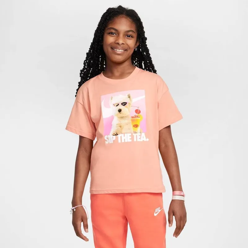 Camiseta Infantil Nike Sportswear Photo Unissex