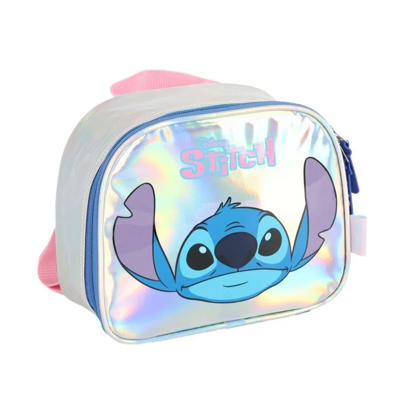 Lancheira Stitch Disney Térmica Com Alça De Costas Infantil