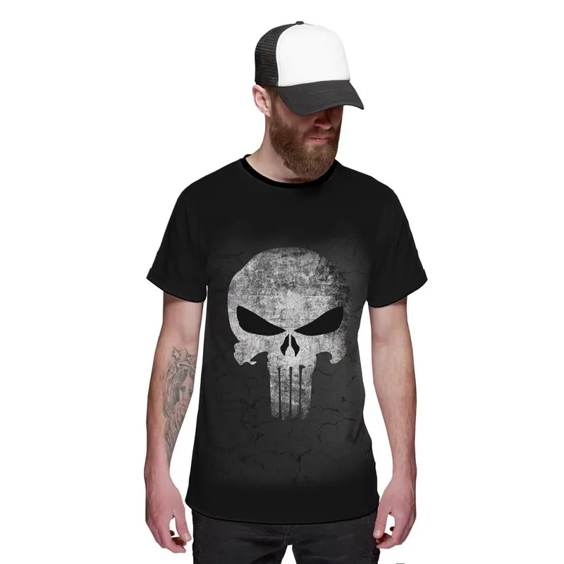 Camiseta O Justiceiro Caveira The Punisher Black