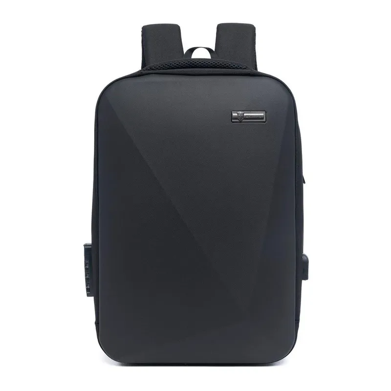 Mochila Swissport Notebook Masculina Preta TSA Usb Reforçada 15 Litros