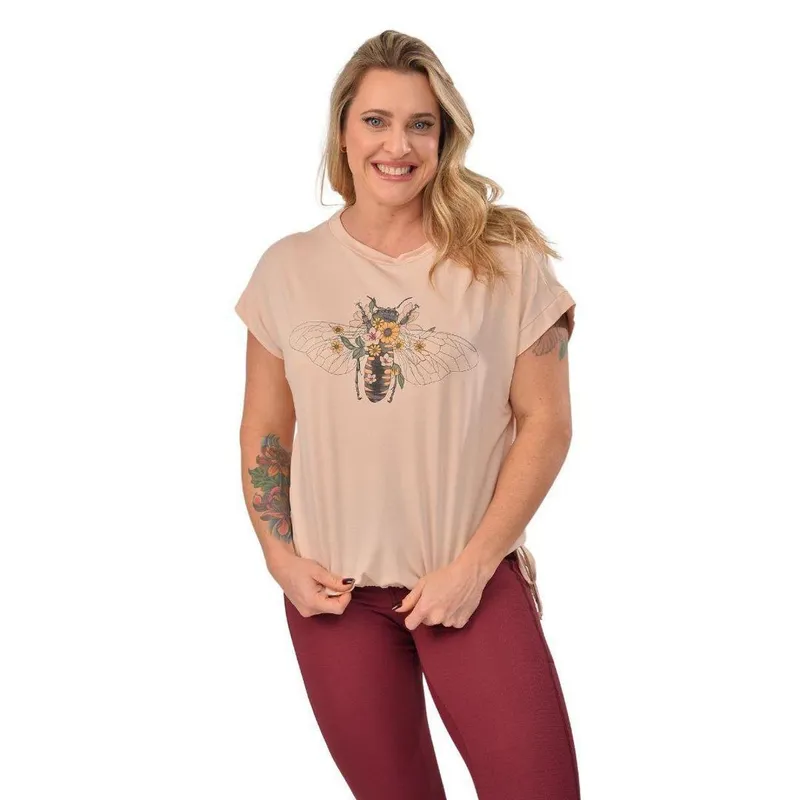 Blusa Viscolycra Detalhe de Amarrar na Barra Arthafit