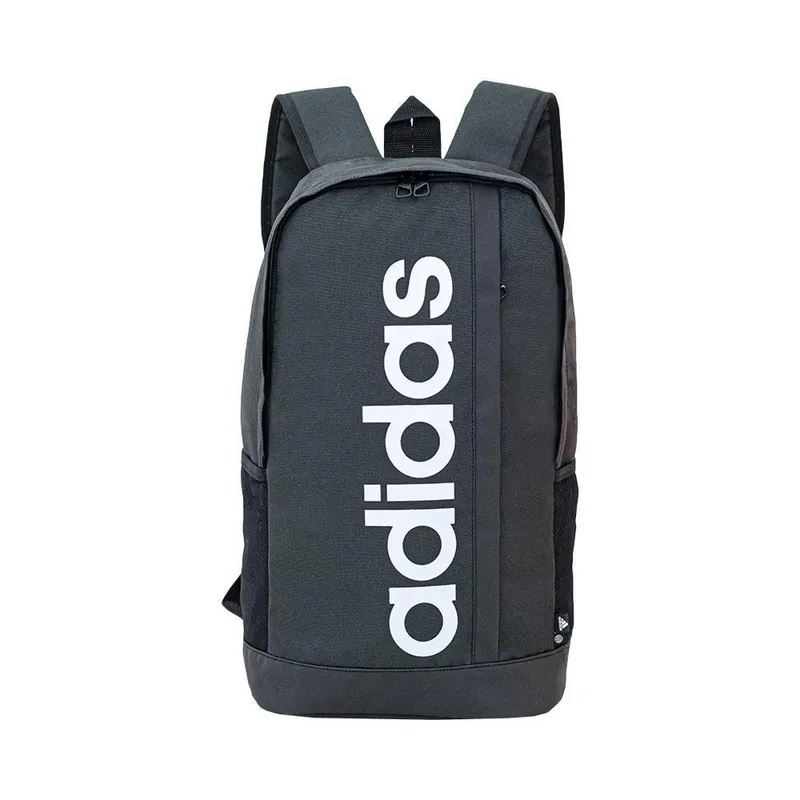 Mochila Preto e Branco Bolsos Laterais Telados | Adidas