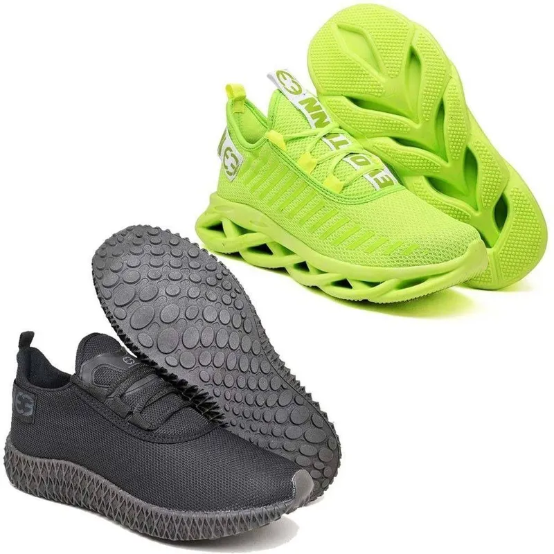 Tênis Esportivo Academia Para Treino - 2 Pares