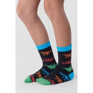Meia infantil menino de dinossauros Brandili