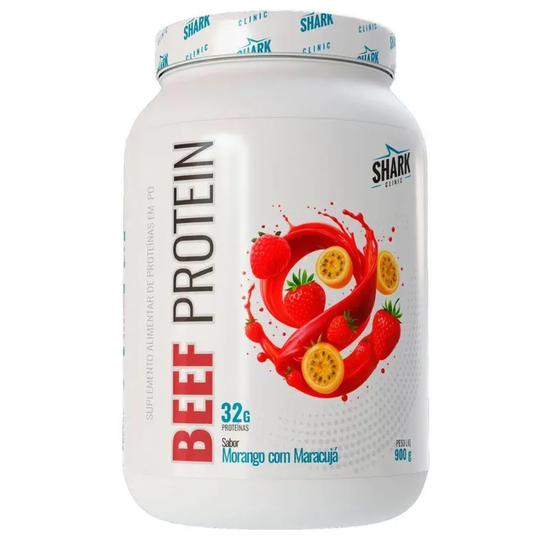 Beef Protein Morango Maracuja 900g - Shark Pro