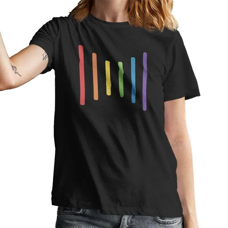 Camiseta Feminina Algodão Manga Curta Estampada Dia a Dia