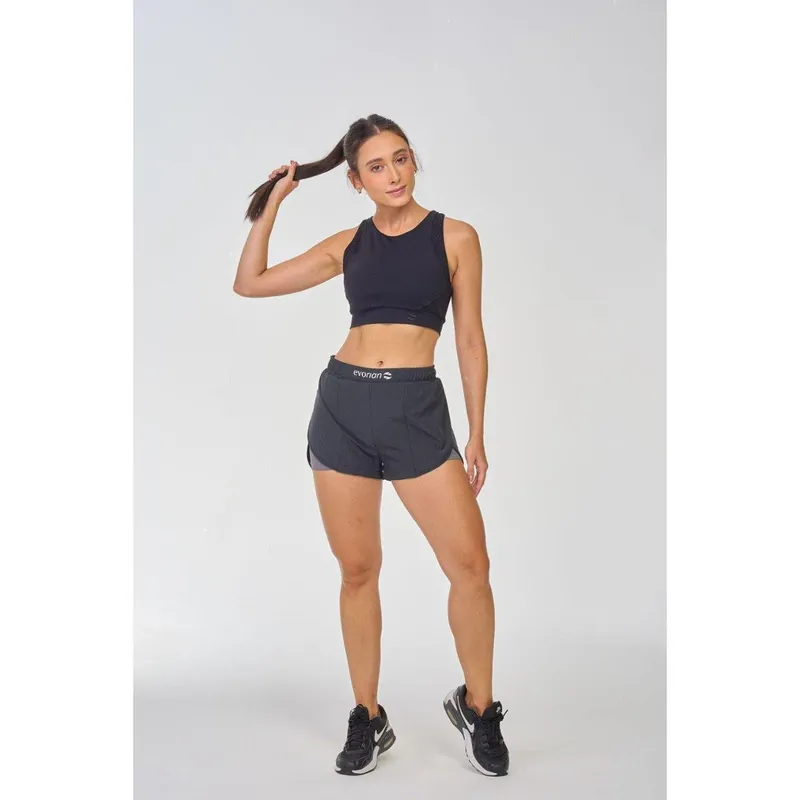 Short Duplo Feminino 2 em 1 Fitness Essential