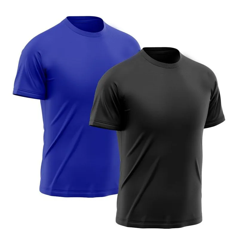 Kit 2 Camisetas Masculina Manga Curta Esporte Fitness Básica Premium Corrida