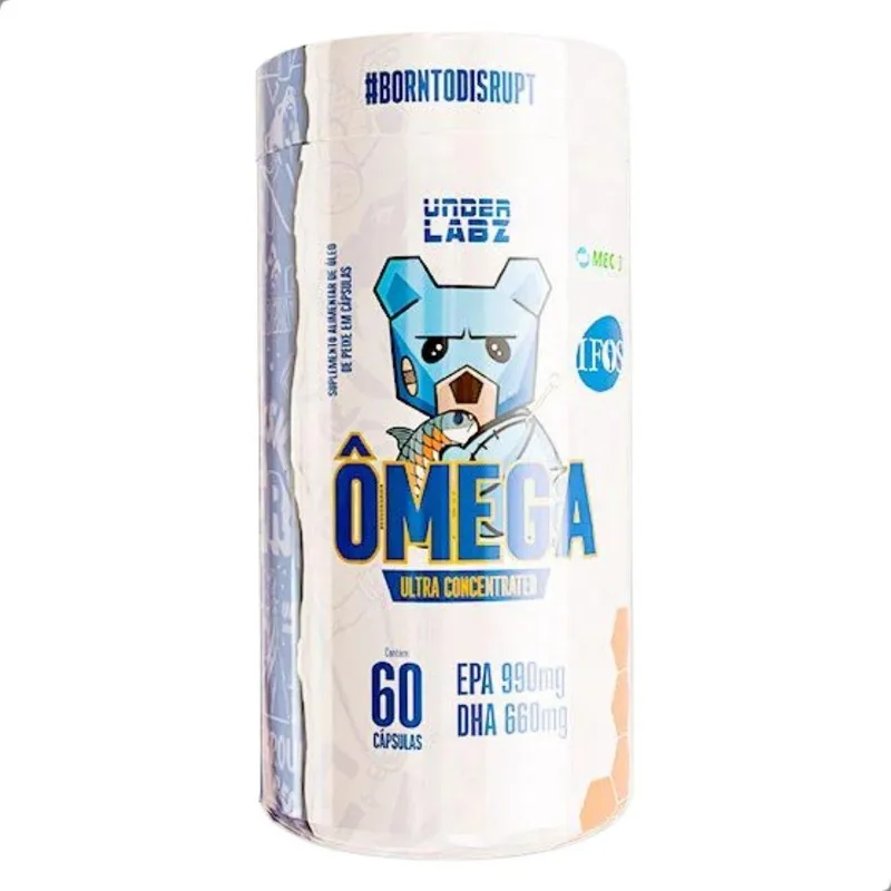 Ômega 3 Ultra Concentrated IFOS EPA DHA 60 Capsulas Under Labz
